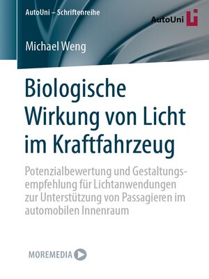 cover image of Biologische Wirkung von Licht im Kraftfahrzeug